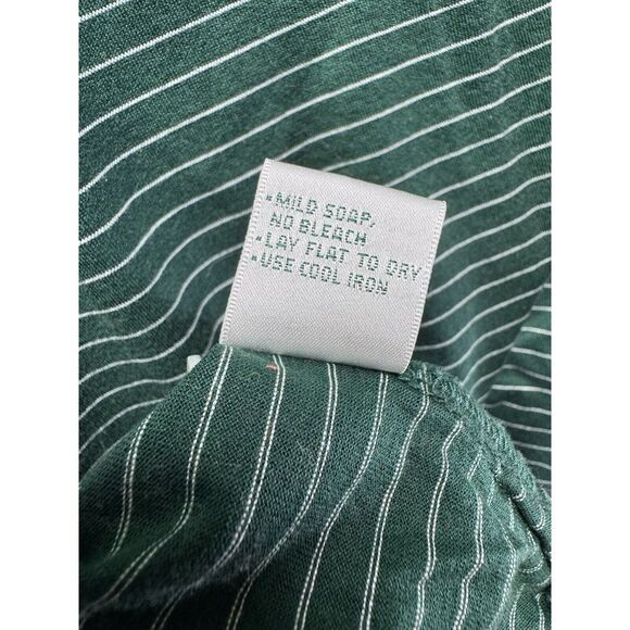Amen Corner Master's Golf Shirt Men's XXL Green Striped 100% Pima Cotton 60's - Picture 11 of 11